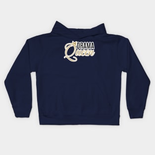 Drama Queen Text Design Kids Hoodie